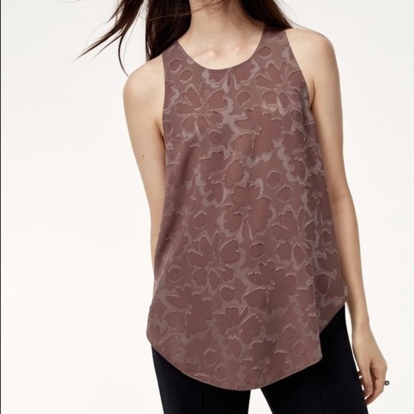 Wilfred Tops - Aritzia Wilfred Jacquard Tank Size L